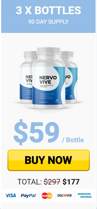 Nervovive price 3 bottle